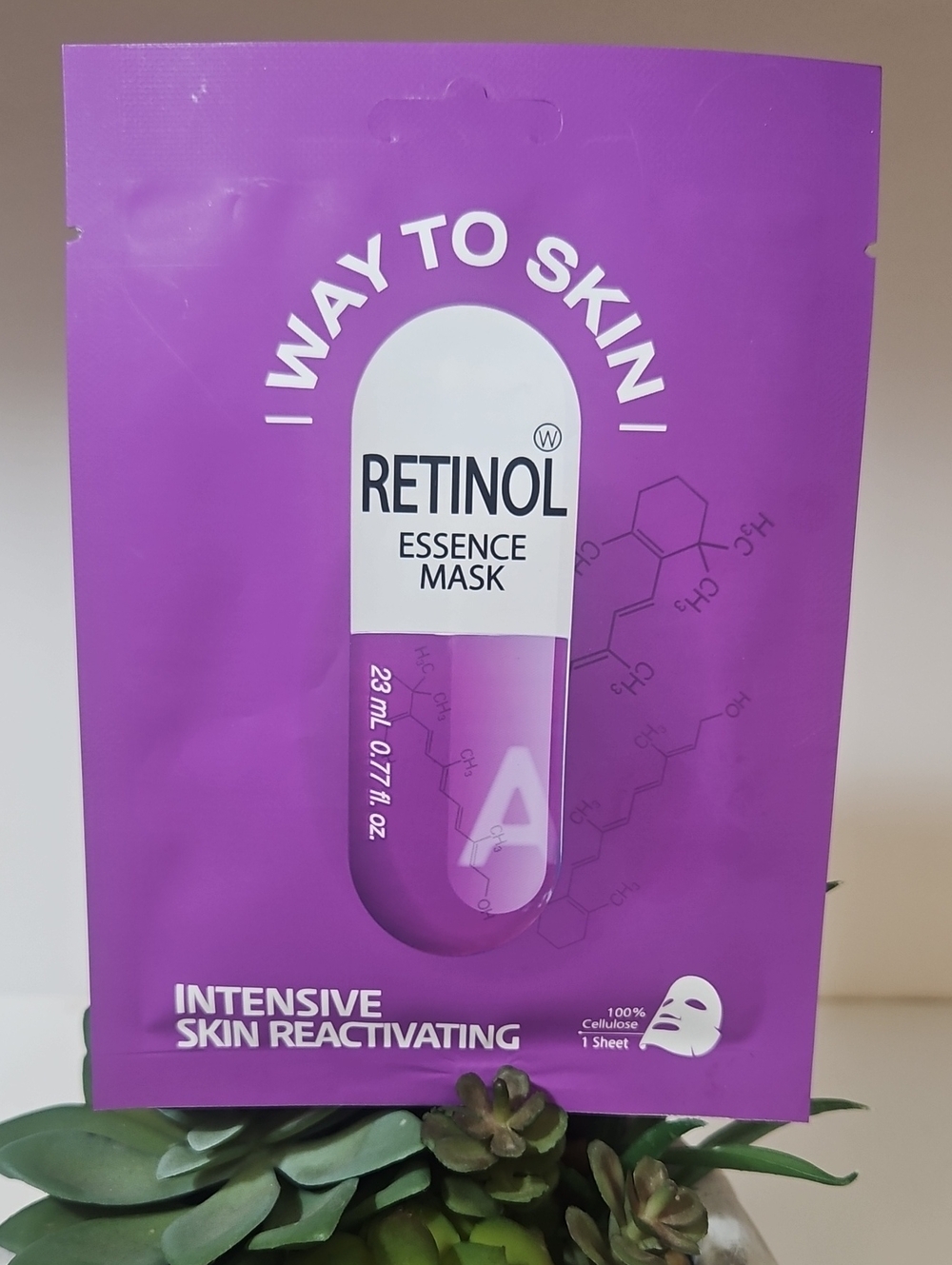 WAY TO SKIN RETINOL ESSENCE MASK 100% CELLULOSE 1 SHEET